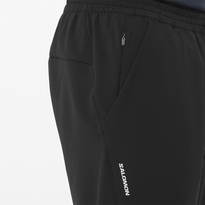 Salomon Pantaloni Trail Running Shkout Hexaflow Deep Nero Uomo