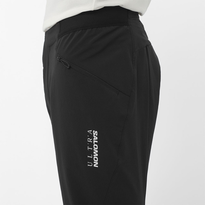 Salomon Pantaloni Trail Running Ultra Deep Nero Uomo