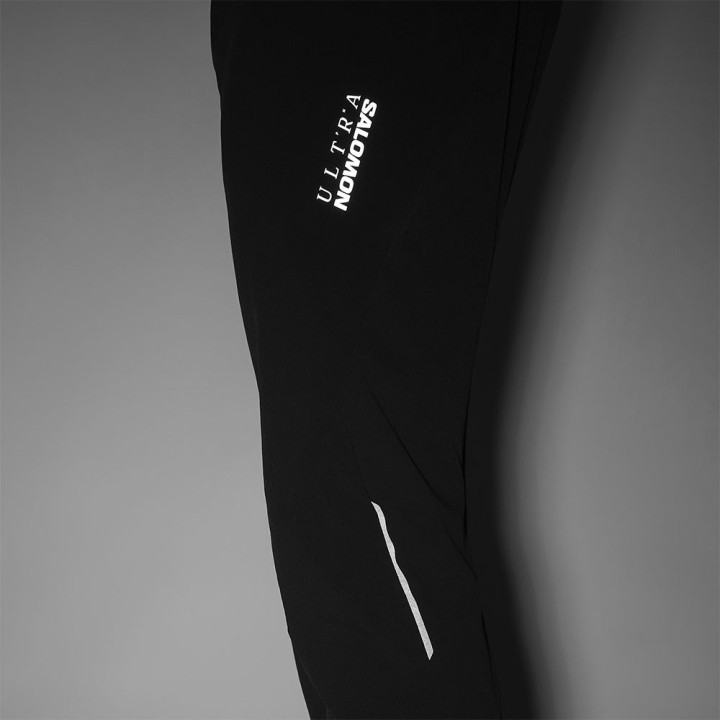 Salomon Pantaloni Trail Running Ultra Deep Nero Uomo