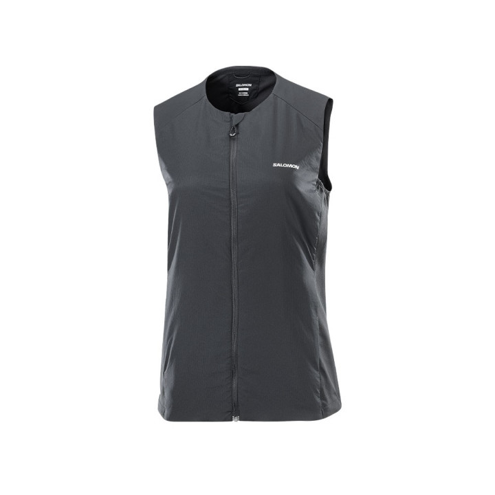 Salomon Gilet Trail Running Mountain Flex Hybrid Deep Nero Donna