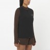 Salomon Gilet Trail Running Mountain Flex Hybrid Deep Nero Donna