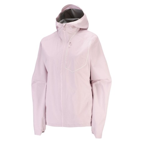 Salomon Giacca Trail Running Bonatti Pro Icy Rosa Donna