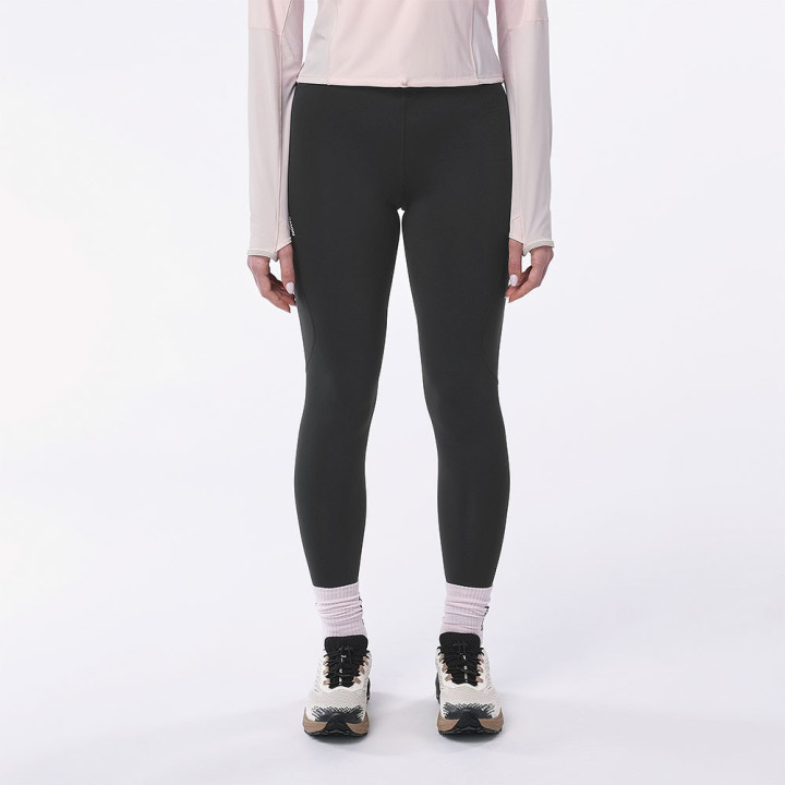 Salomon Tight Trail Running Shkout Core Warm Deep Nero Donna