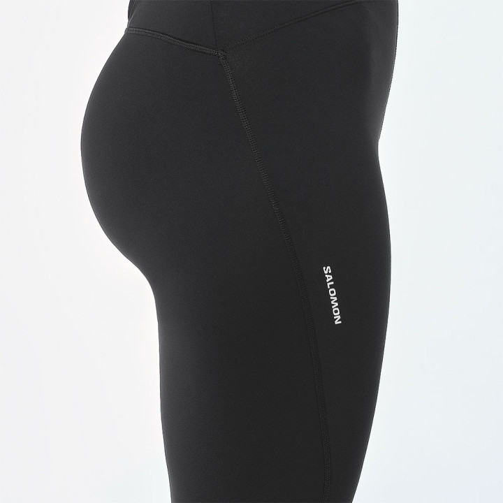 Salomon Tight Trail Running Shkout Core Warm Deep Nero Donna