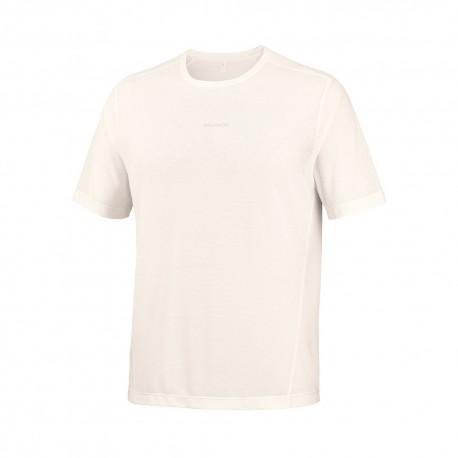 Salomon T-Shirt Trail Running Shkout Core Whisp Bianco Uomo