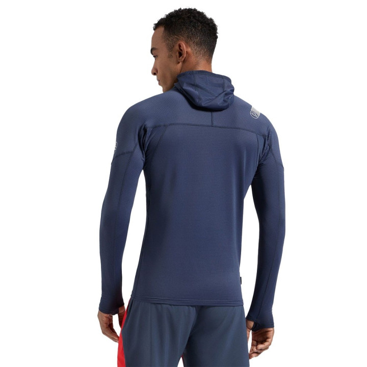 La Sportiva Micro-Fleece Flash Night Sky Chalk Uomo