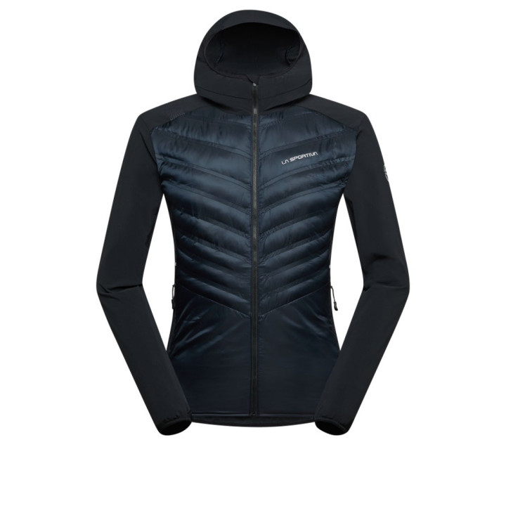 La Sportiva Giacca Trail Running Koro Nero Chalk Uomo
