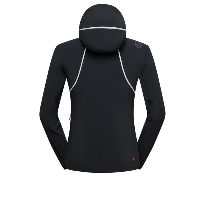 La Sportiva Giacca Trail Running Koro Nero Chalk Uomo