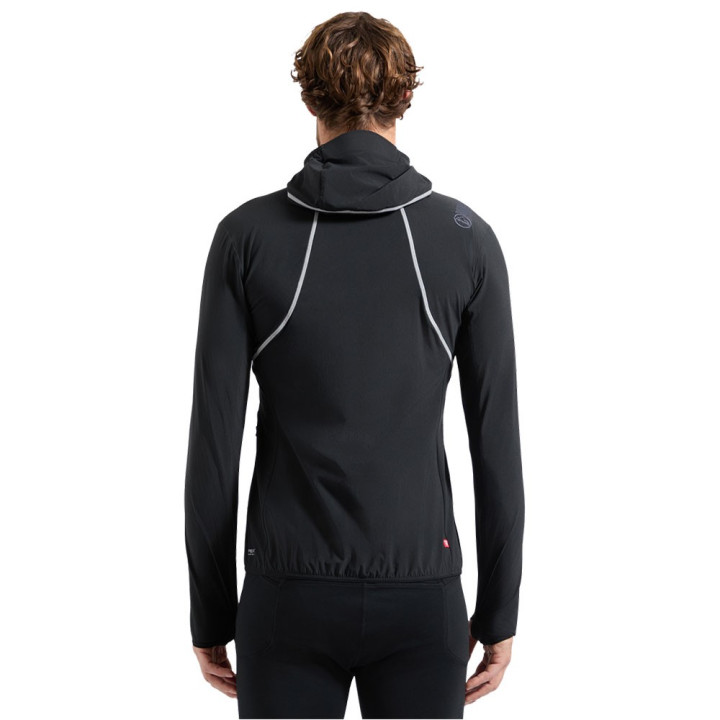 La Sportiva Giacca Trail Running Koro Nero Chalk Uomo