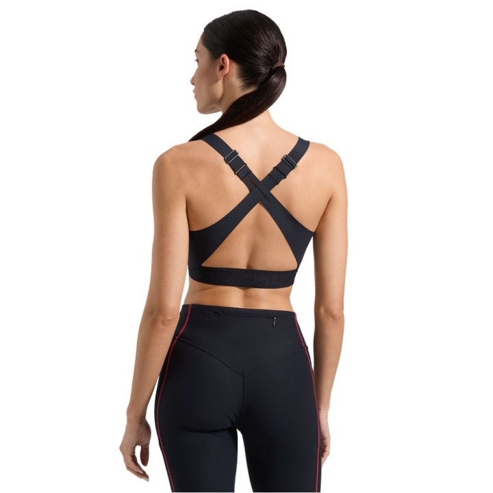 La Sportiva Bra Trail Running Pulse High Sup Nero Donna