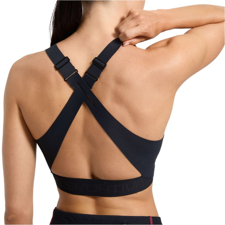 La Sportiva Bra Trail Running Pulse High Sup Nero Donna