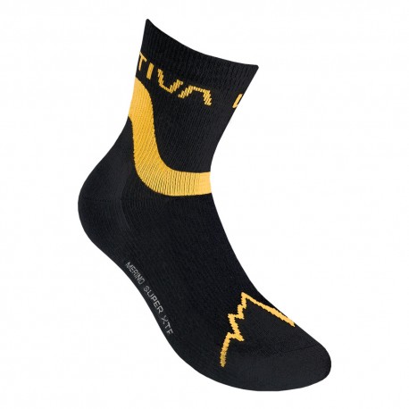 La Sportiva Calze Trail Running Snowrun Nero Giallo Uomo