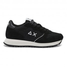 Sun 68 Ally New Glitter Nero Bianco - Sneakers Donna