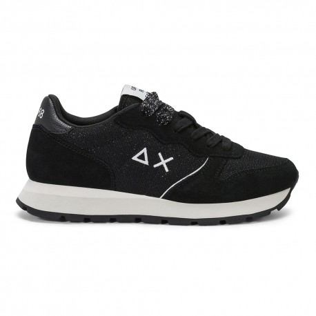 Sun 68 Ally New Glitter Nero Bianco - Sneakers Donna