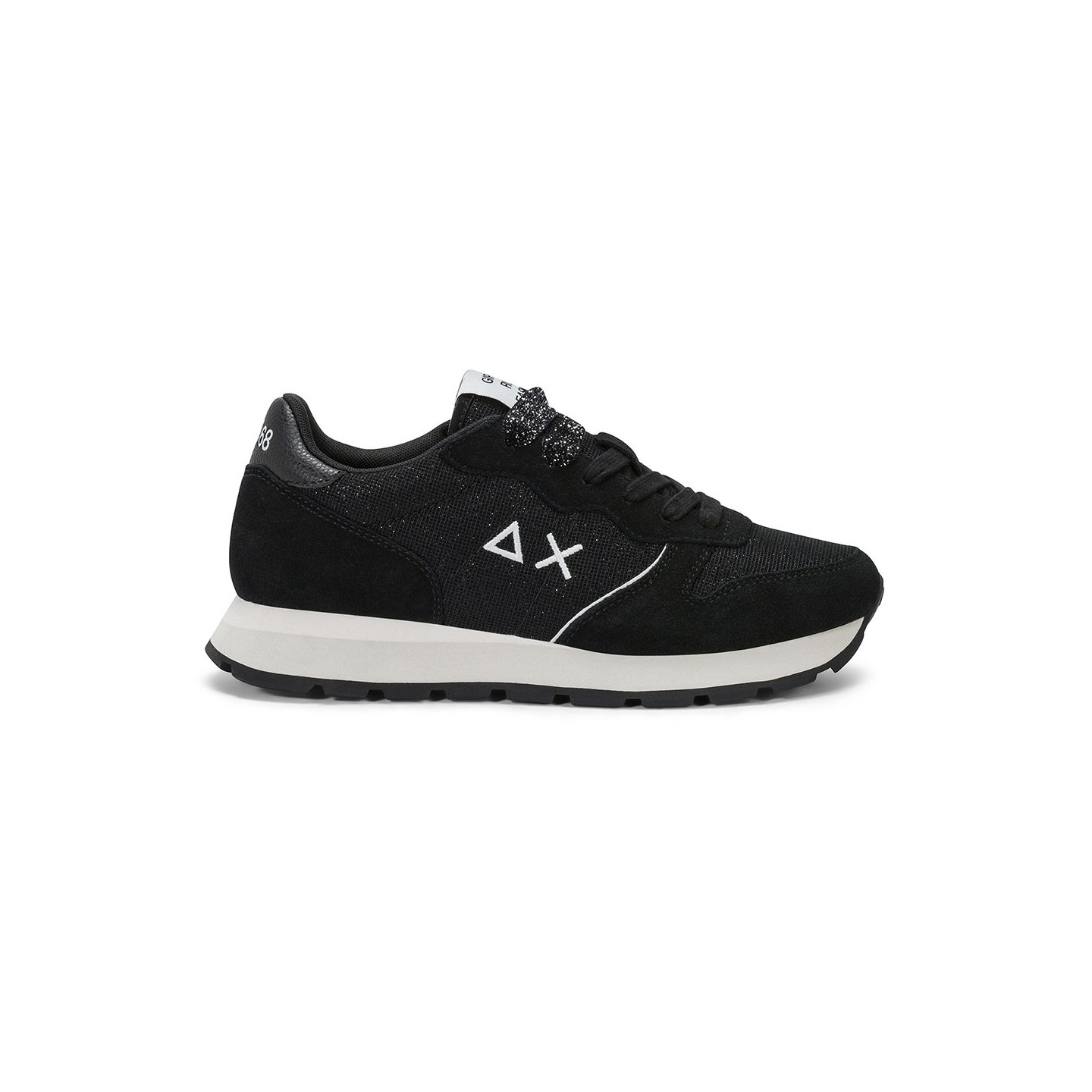 Sun 68 Ally New Glitter Nero Bianco - Sneakers Donna EUR 41