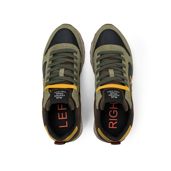 Sun 68 Tom 2.0 Mid Winter Verde Giallo - Sneakers Uomo
