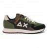 Sun 68 Tom Suede Verde Militare - Sneakers Uomo