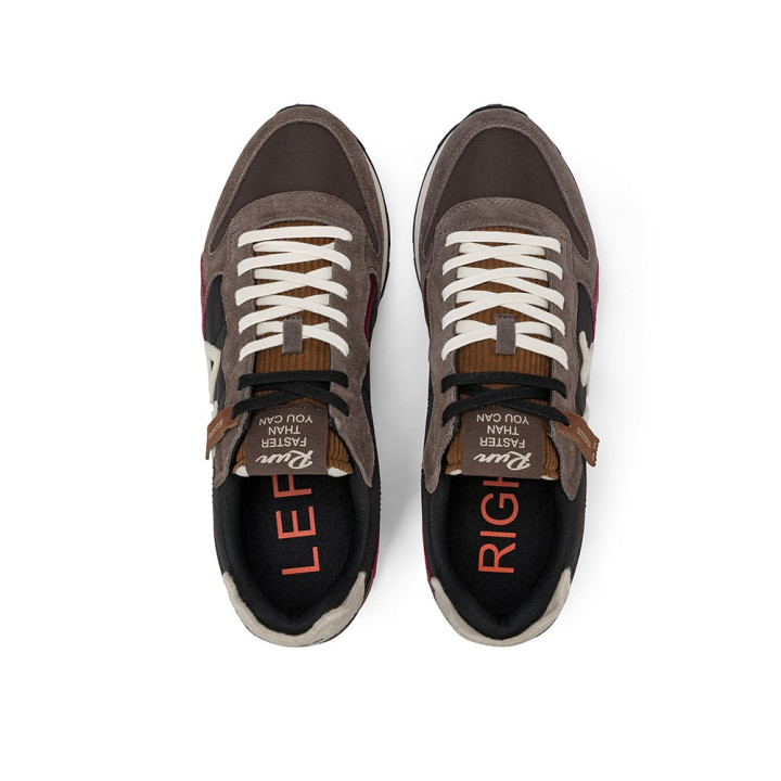 Sun 68 Tom Suede Marrone - Sneakers Uomo