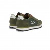 Sun 68 Tom Solid Nylon Militare Bianco - Sneakers Uomo