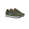 Sun 68 Tom Solid Nylon Militare Bianco - Sneakers Uomo