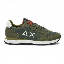 Sun 68 Tom Solid Nylon Militare Bianco - Sneakers Uomo