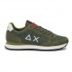 Sun 68 Tom Solid Nylon Militare Bianco - Sneakers Uomo