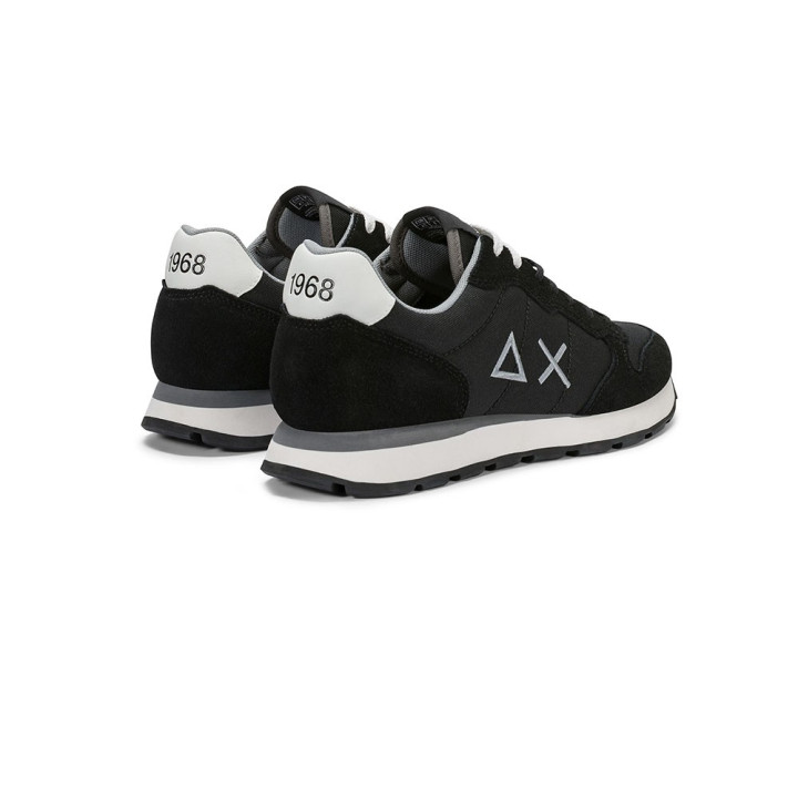 Sun 68 Tom Solid Nylon Nero Grigio - Sneakers Uomo