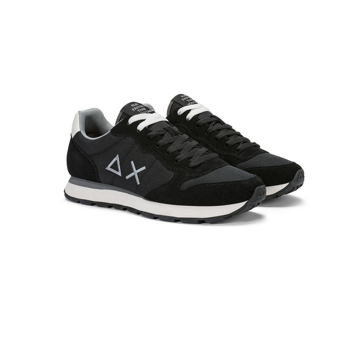 Sun 68 Tom Solid Nylon Nero Grigio - Sneakers Uomo