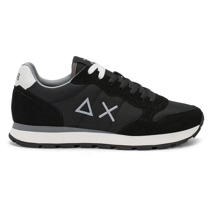Sun 68 Tom Solid Nylon Nero Grigio - Sneakers Uomo