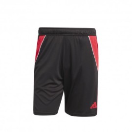 ADIDAS Pantaloncini Calcio Tiro24 Nero Rosso Uomo
