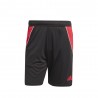 ADIDAS Pantaloncini Calcio Tiro24 Nero Rosso Uomo
