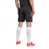 ADIDAS Pantaloncini Calcio Tiro24 Nero Rosso Uomo