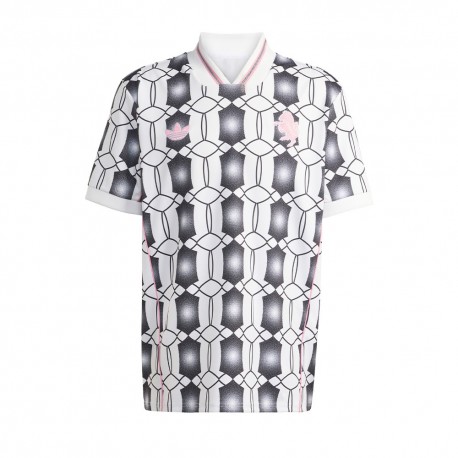 ADIDAS Originals Maglia Maniche Corte Juve Icon Culture Bianco Nero Uomo