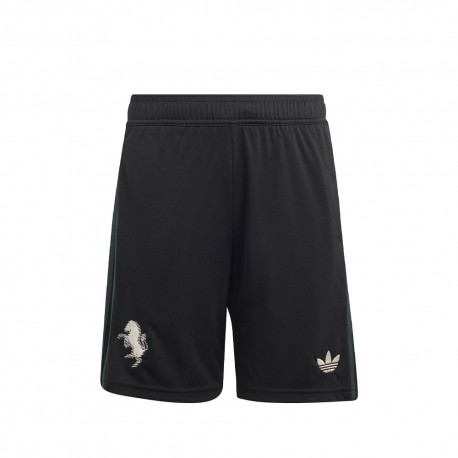 ADIDAS Originals Pantaloncini Calcio Juve Third 25 26 Nero Panna Bambino