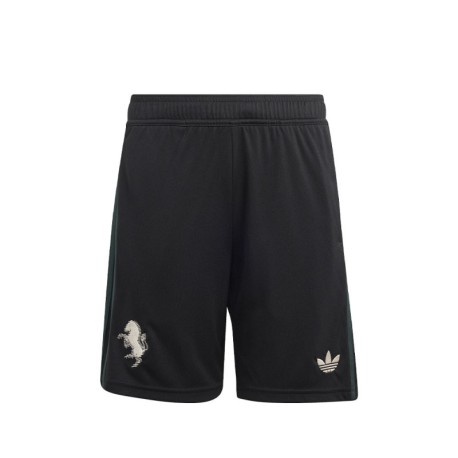 ADIDAS Originals Pantaloncini Calcio Juve Third 25 26 Nero Panna Bambino