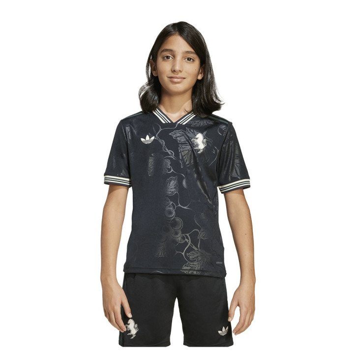 ADIDAS Originals Maglia Maniche Corte Juve Third 25 26 Nero Panna Bambino