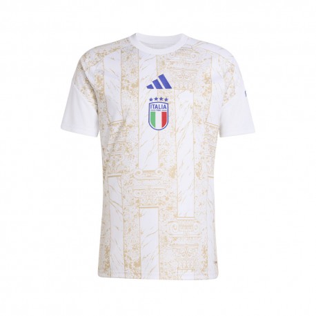 ADIDAS Maglia Calcio Pre-Partita Home Italia 26 Bianco Uomo