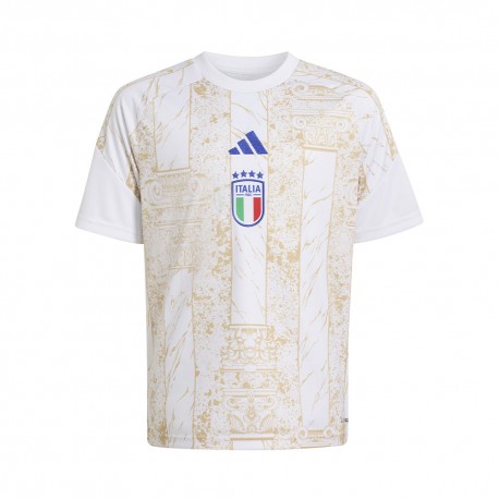 ADIDAS Maglia Calcio Pre-Partita Home Italia 26 Blu Bambino