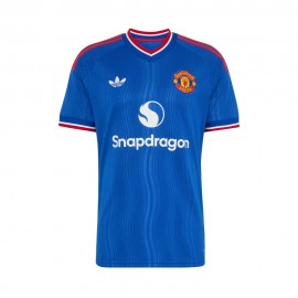 ADIDAS Originals Maglia Calcio Mufc Away 26 27 Blu Uomo