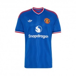 ADIDAS Originals Maglia Calcio Mufc Away 26 27 Blu Uomo