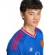ADIDAS Originals Maglia Calcio Mufc Away 26 27 Blu Uomo