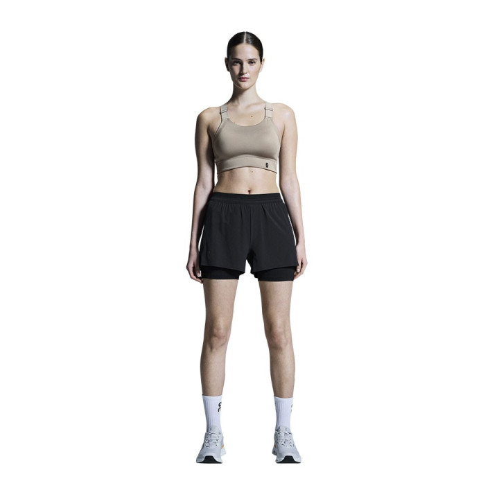 On Pantaloncini Running Performance Lumos Nero Eclipse Donna