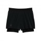 On Pantaloncini Running Performance Lumos Nero Eclipse Donna
