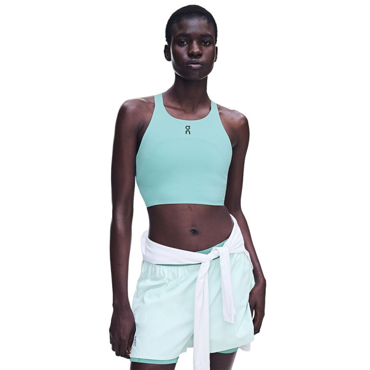 On Performance Crop Aquamarine Donna