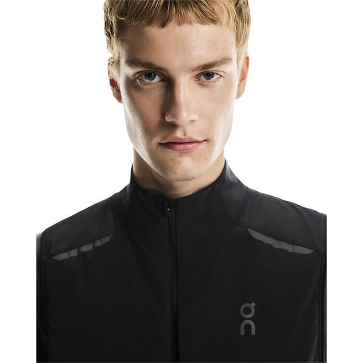 On Gilet Running Weather Nero Eclipse Uomo