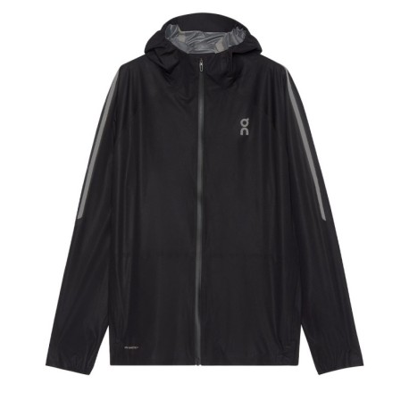 On Giacca Running Performance Nero Uomo