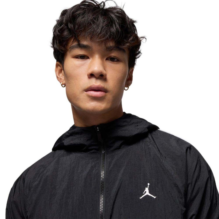 Nike Jordan Sport Classic Felpa Con Cerniera Woven Nero Uomo