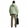 Nike Tech Pantaloni Fleece Open Bicolor Verde Uomo