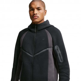 Nike Tech Giacca Fleece Color Block Nero Uomo