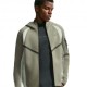 Nike Tech Felpa Con Cerniera Fleece Bicolor Verde Uomo